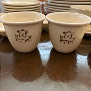 Pfaltzgraff Village Custard Cups set of 2